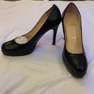 AUTHENTIC Christian Louboutin black heels